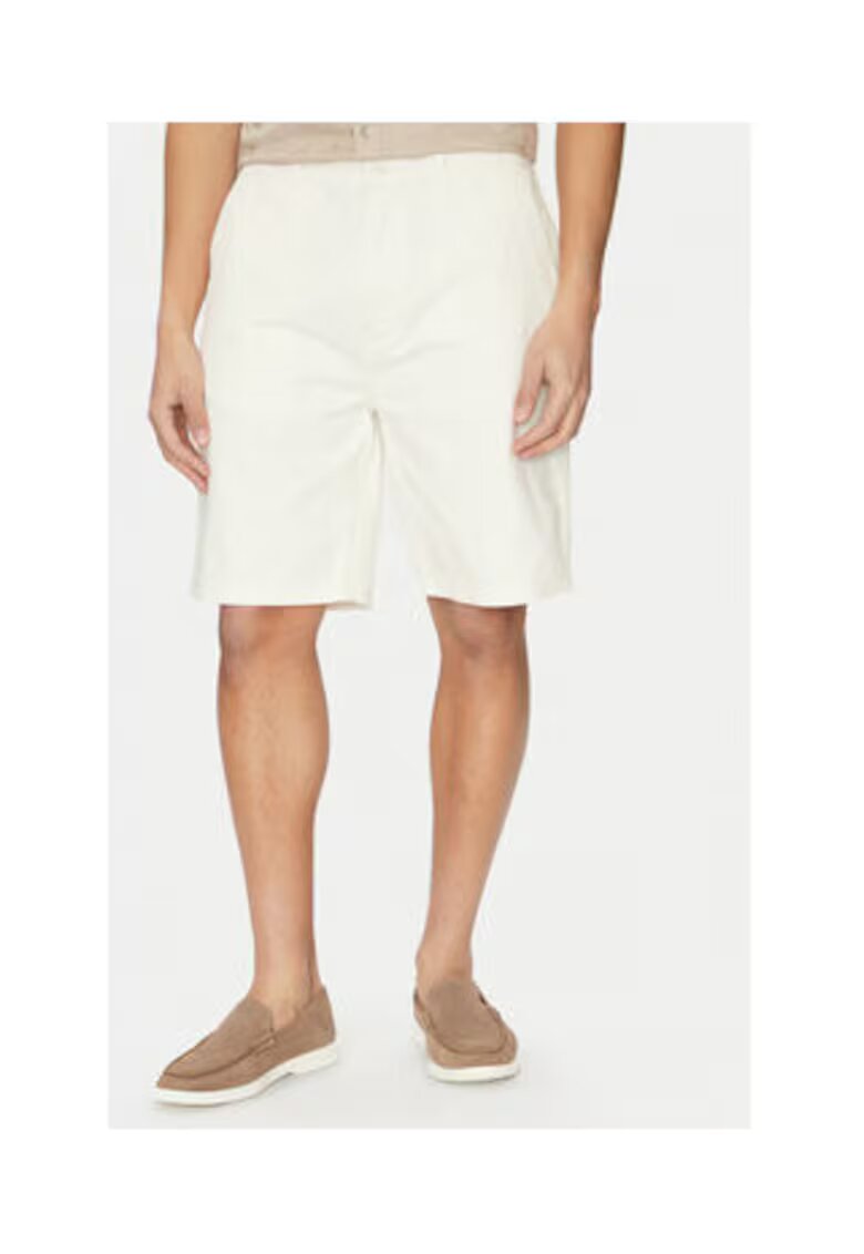 GUESS JEANS Pantaloni scurti din material textil cu buzunare