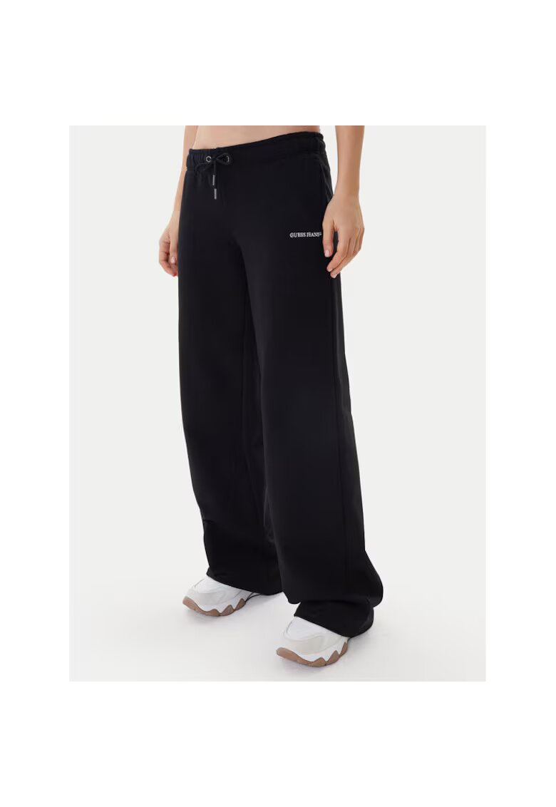 GUESS JEANS Pantaloni sport dama culoare negru - trening