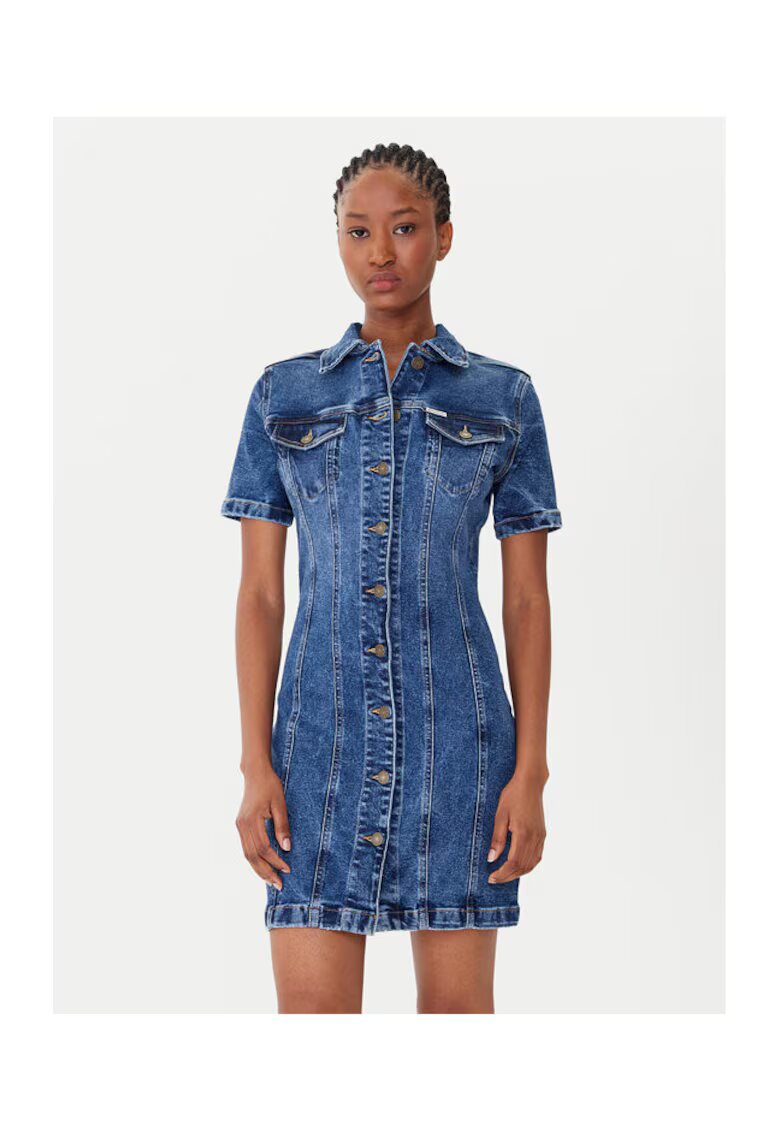 GUESS JEANS Rochie din denim albastru - femei