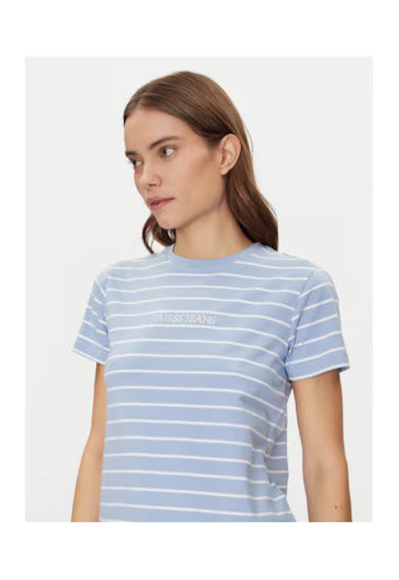 GUESS JEANS Tricou de dama cu dungi