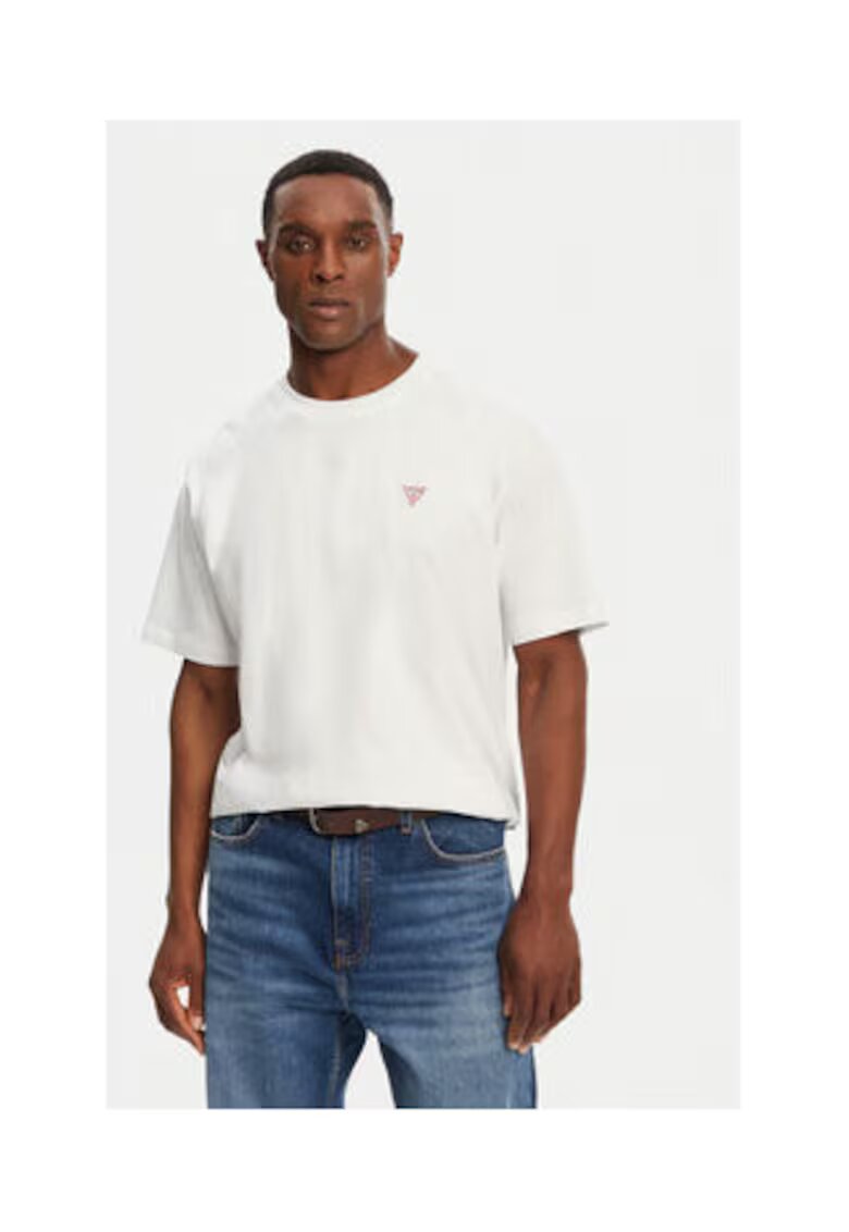 GUESS JEANS Tricou din bumbac cu monograma