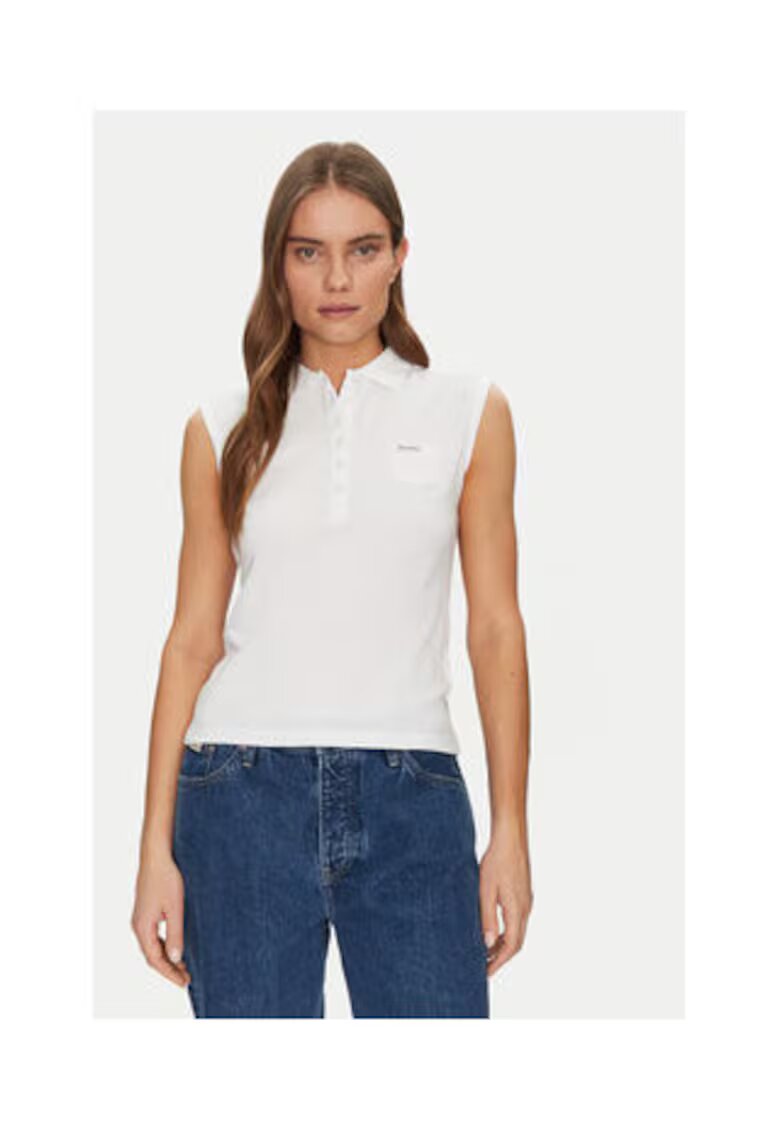 GUESS JEANS TRicou polo fara maneci