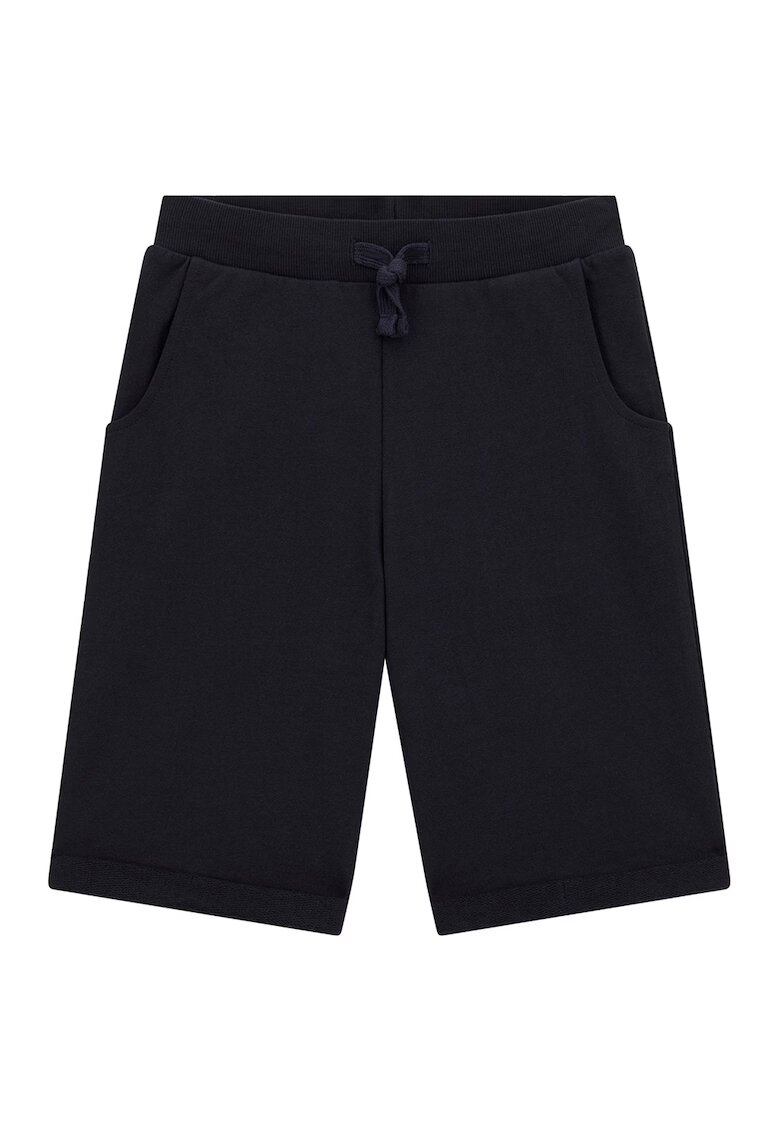 GUESS KIDS Bermude din bumbac cu buzunare - Negru stins