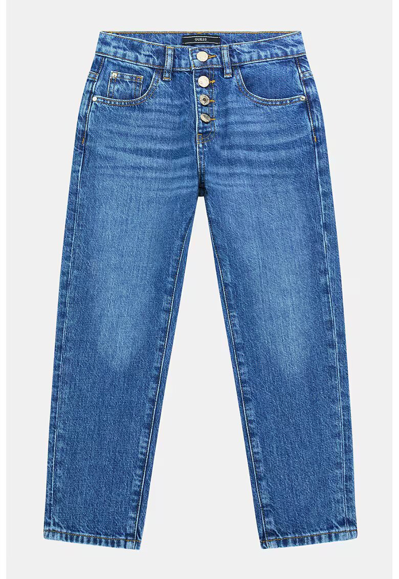 GUESS KIDS Blugi cu aspect decolorat - Albastru