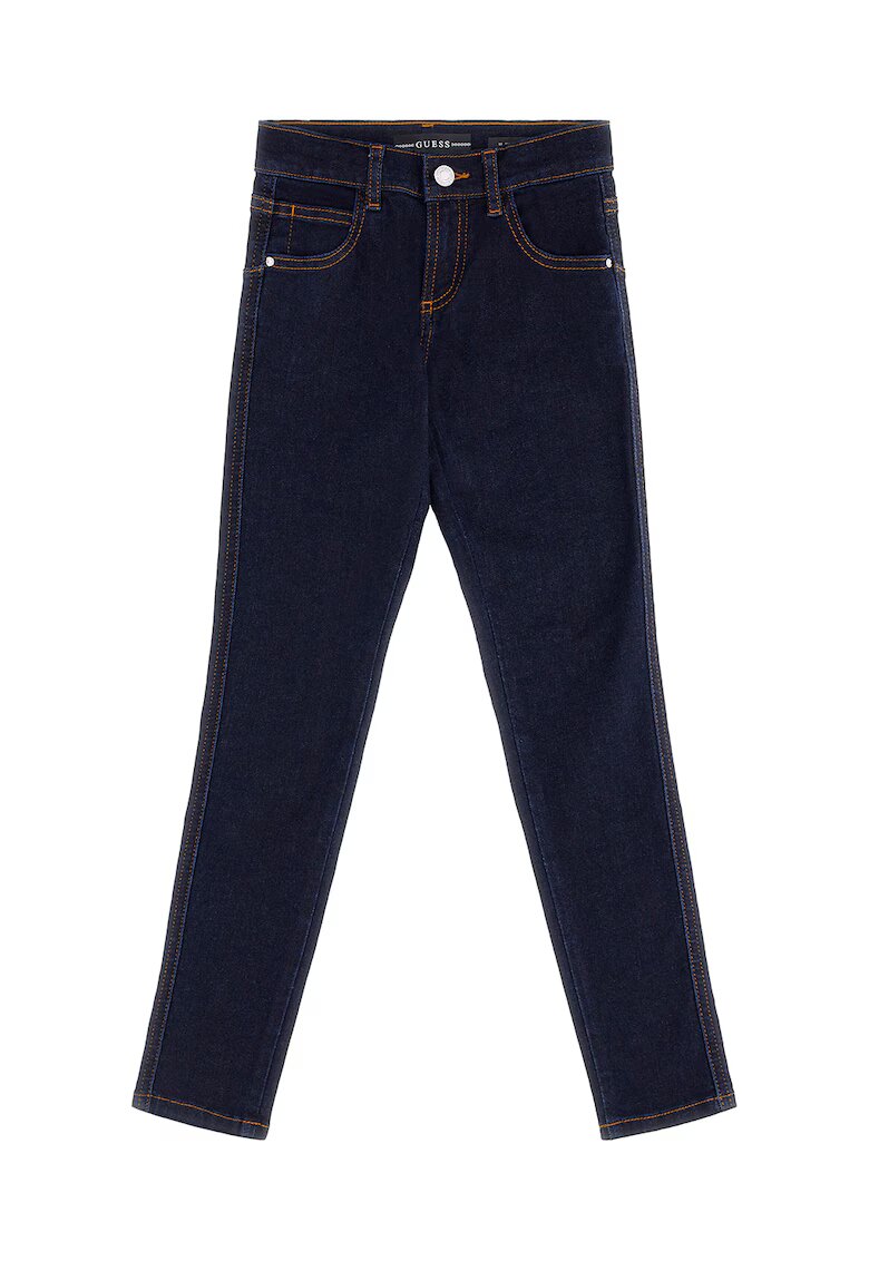 GUESS KIDS Blugi skinny cu talie joasa - Albastru ultramarin