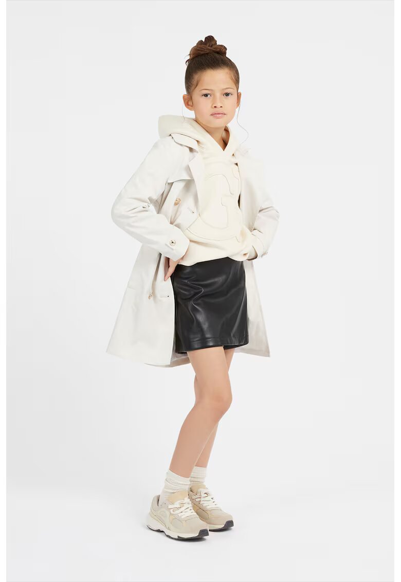 GUESS KIDS Fusta-pantalon de piele ecologica - Negru