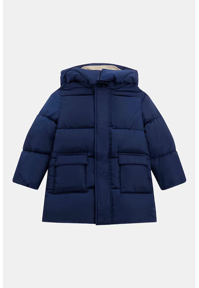GUESS KIDS Geaca cu vatelina si gluga - Bleumarin