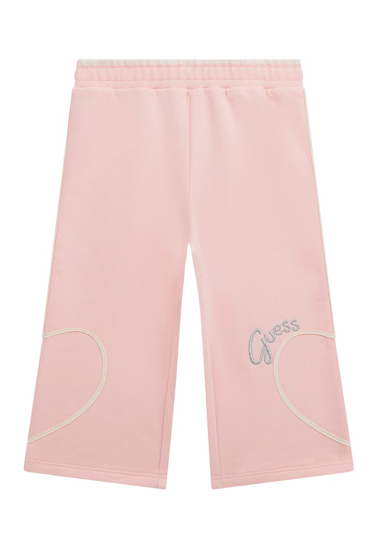 GUESS KIDS Pantaloni cu talie elastica - Roz pal