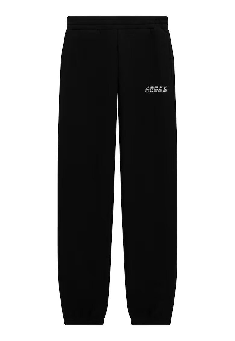 GUESS KIDS Pantaloni de trening cu logo - Negru