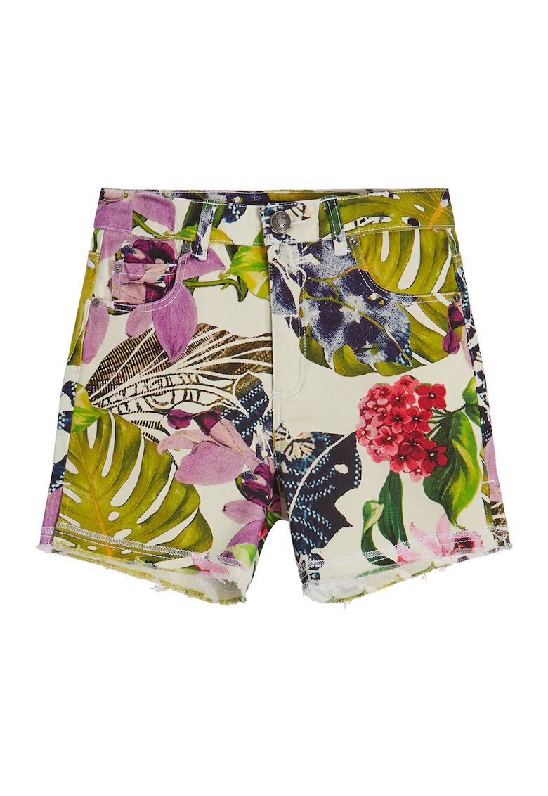 GUESS KIDS Pantaloni scurti cu imprimeu floral - Multicolor