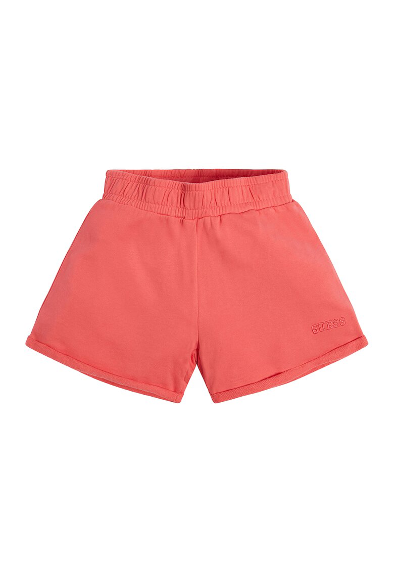 GUESS KIDS Pantaloni scurti cu logo discret - Portocaliu
