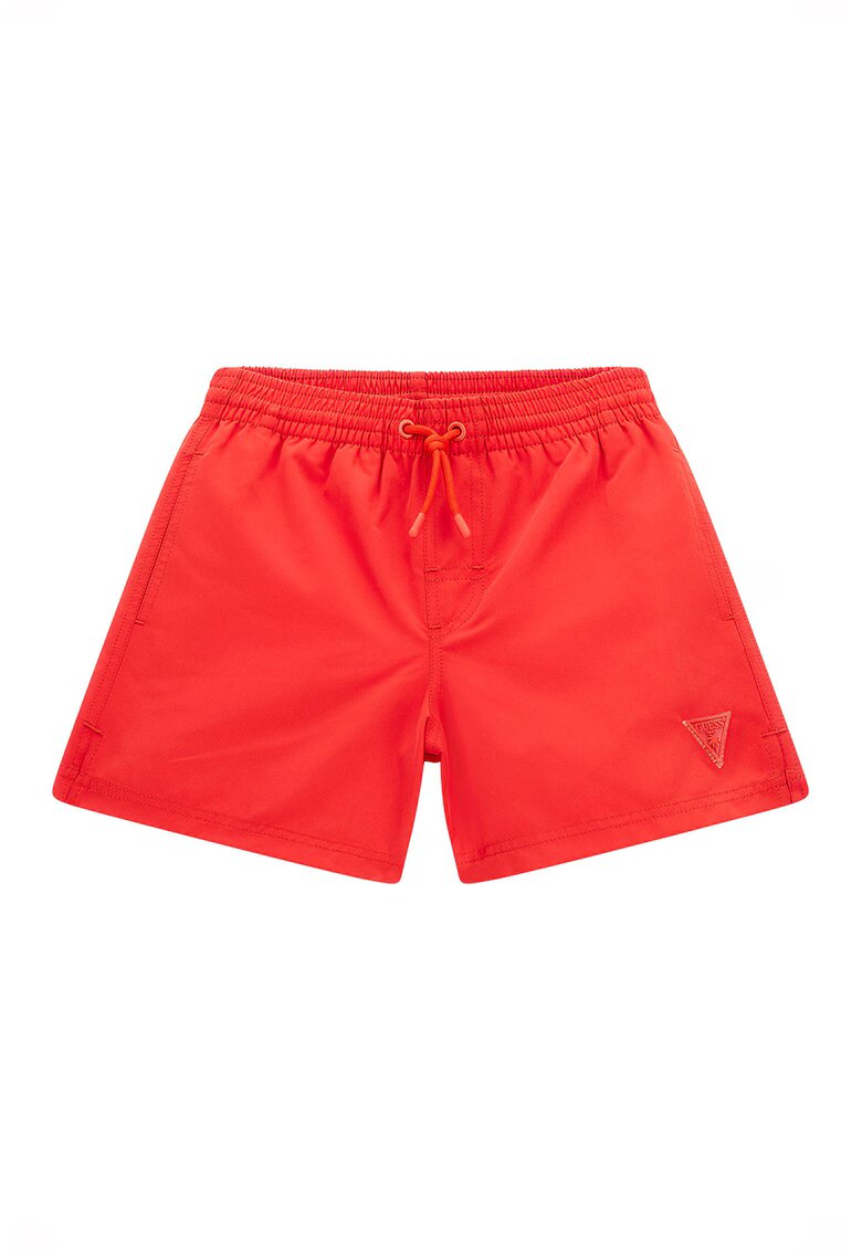 GUESS KIDS Pantaloni scurti de baie cu snur - Rosu vermillion