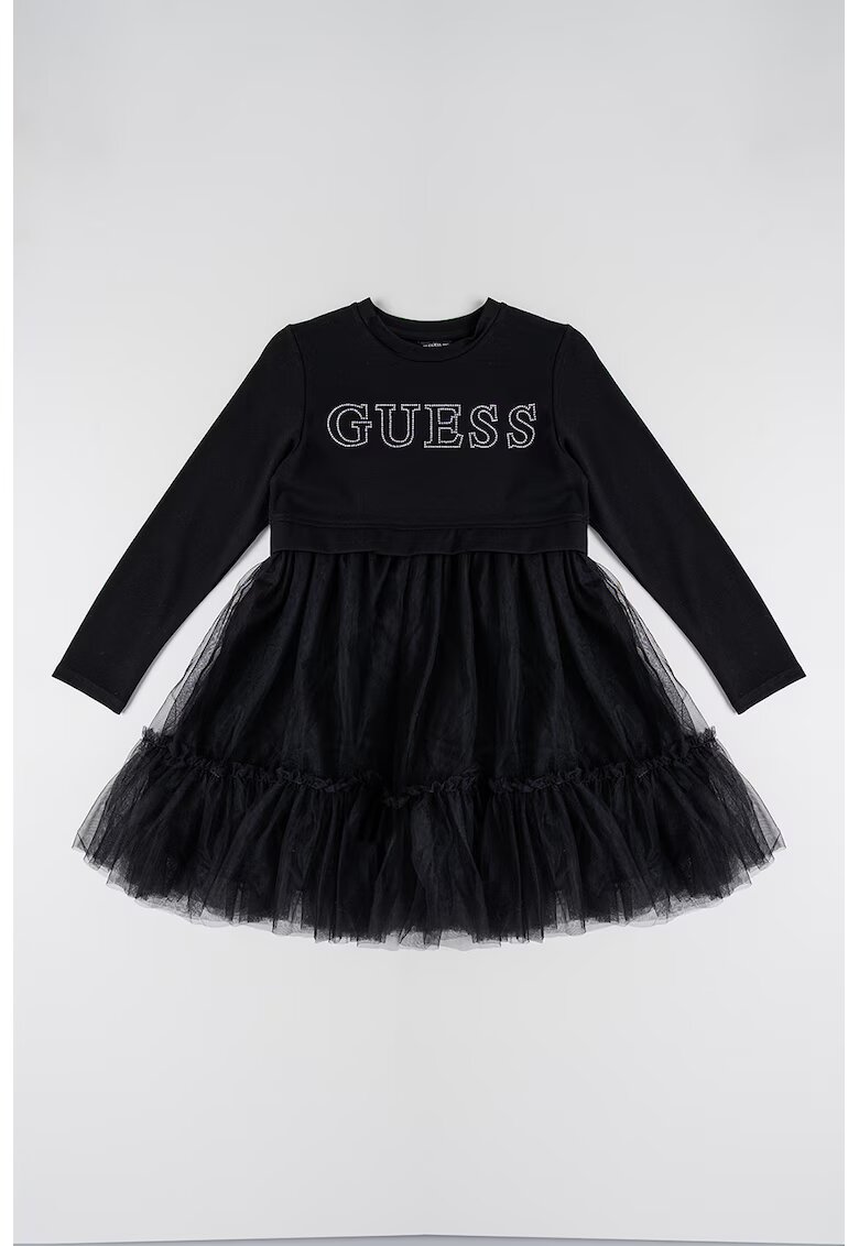 GUESS KIDS Rochie cu terminatie cu tul - Negru