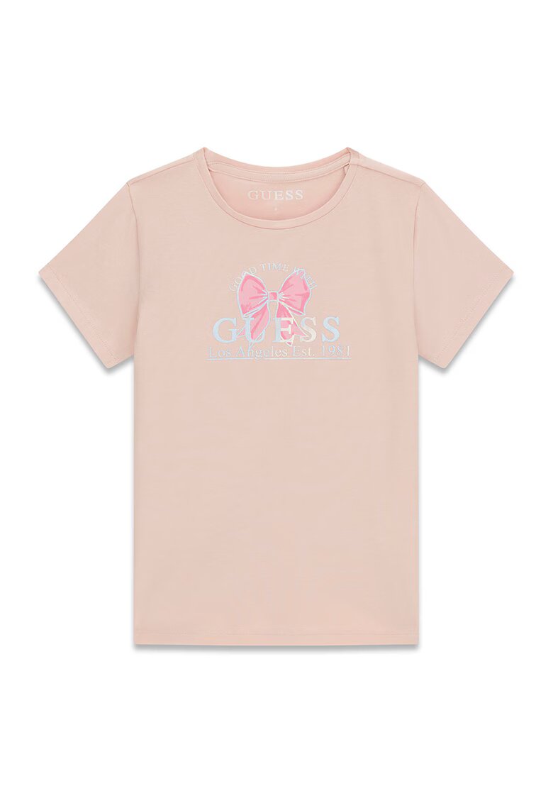 GUESS KIDS Tricou regular fit cu logo - Piersica