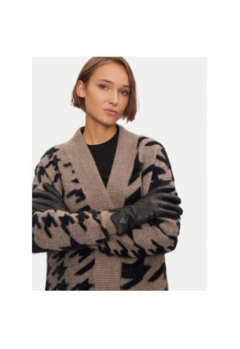 GUESS Manusi dama - Piele naturala - Negru - L INTL