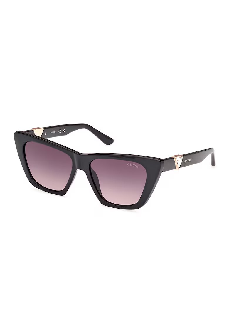 GUESS Ochelari de soare cat-eye cu lentile in degrade - Auriu/Negru