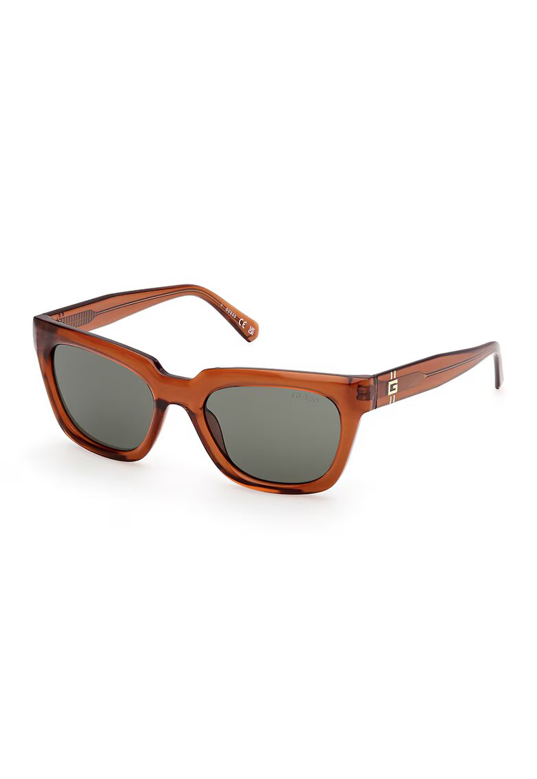 GUESS Ochelari de soare cu lentile uni - Portocaliu stins