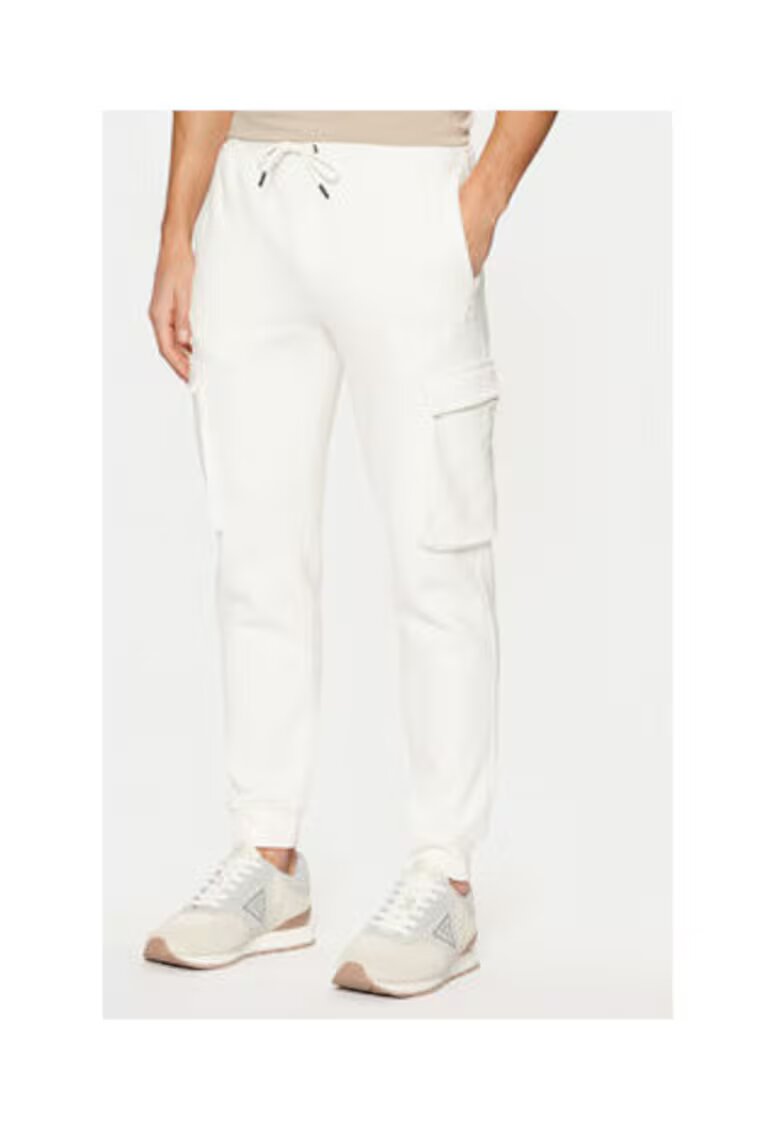 GUESS Pantaloni de trening cargo cu talie ajustabila