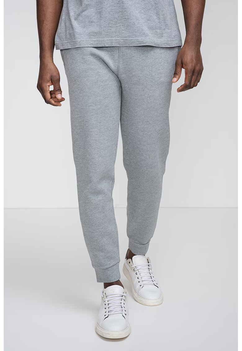 GUESS Pantaloni de trening cu croiala slim-fit si snur - Gri melange
