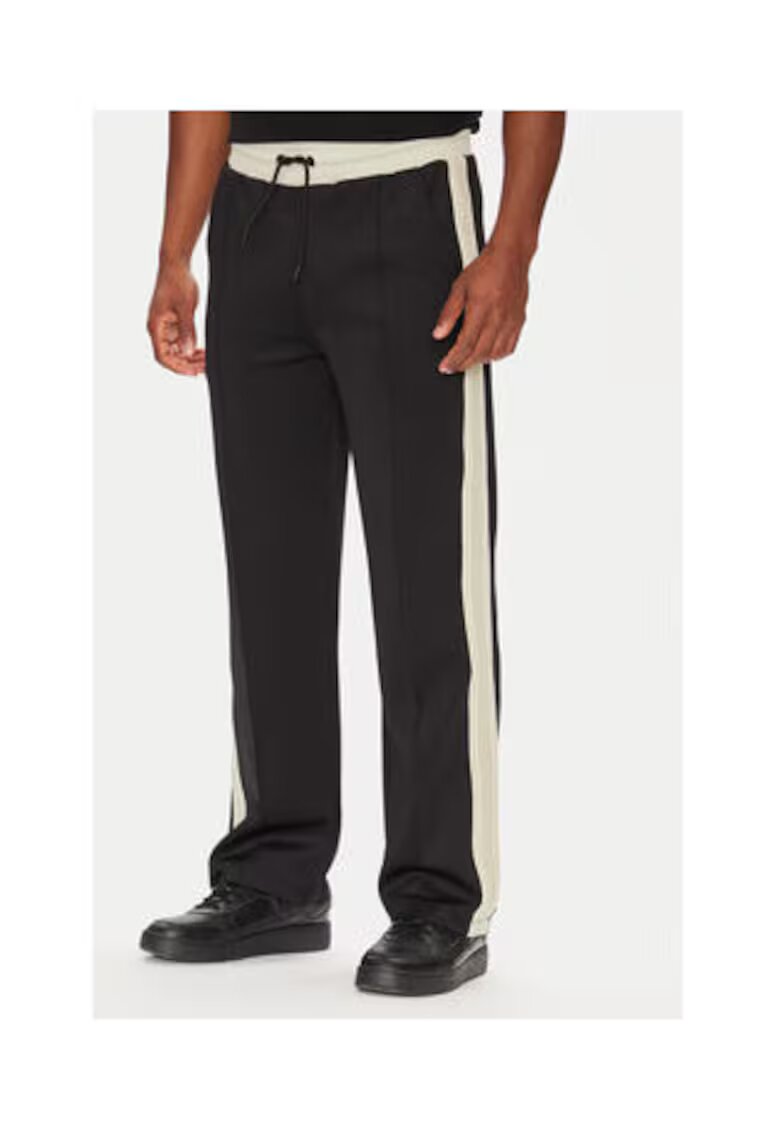 GUESS Pantaloni de trening cu siret si imprimeu