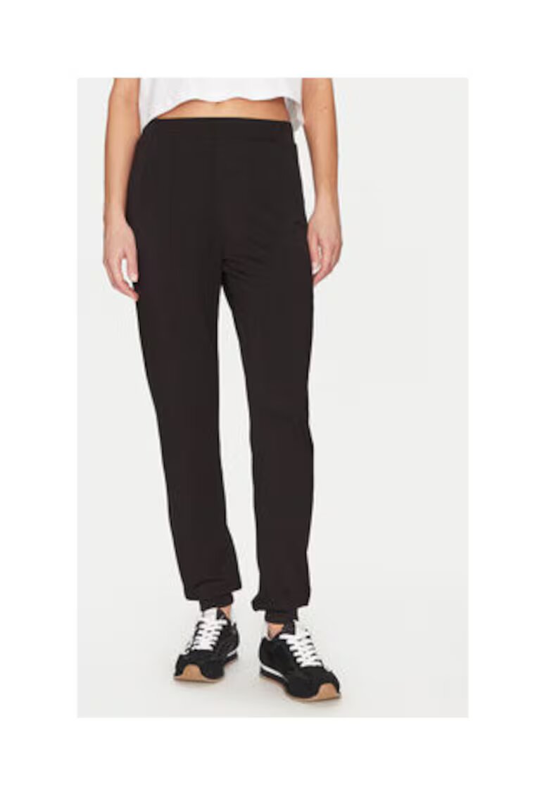 GUESS Pantaloni de trening cu talie inalta si model uni