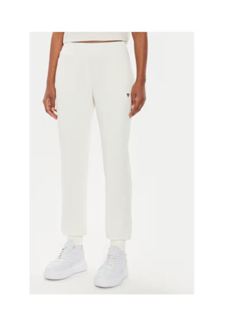 GUESS Pantaloni de trening din amestec de modal cu banda elastica in talie