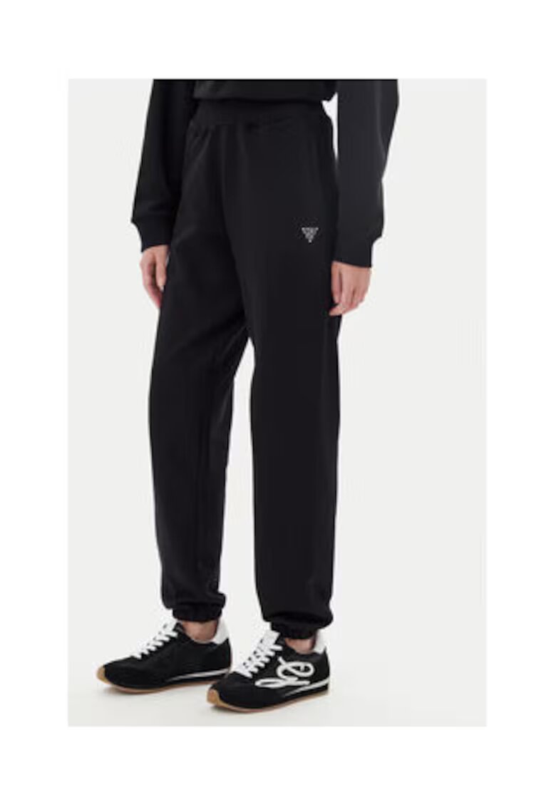 GUESS Pantaloni de trening din bumbac cu snur de ajustare si terminatii elastice