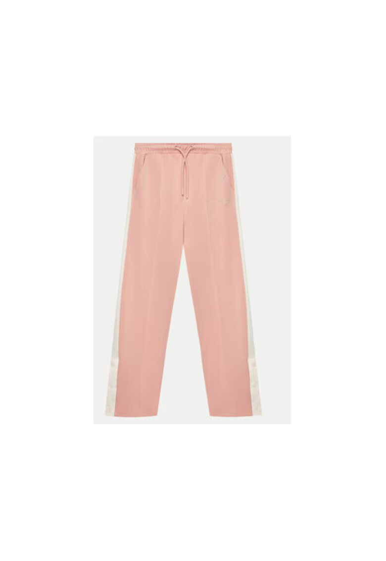 GUESS Pantaloni de trening relaxed fit cu pliuri pe fata
