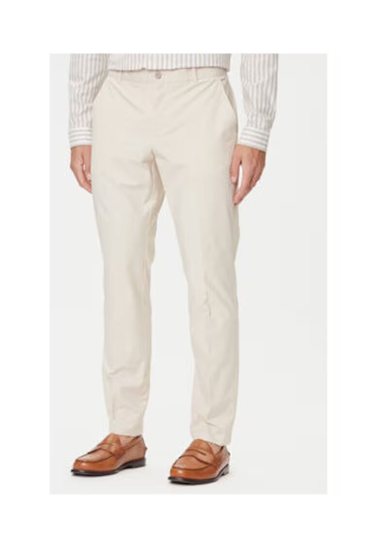 GUESS Pantaloni din amestec de poliamida cu croiala conica