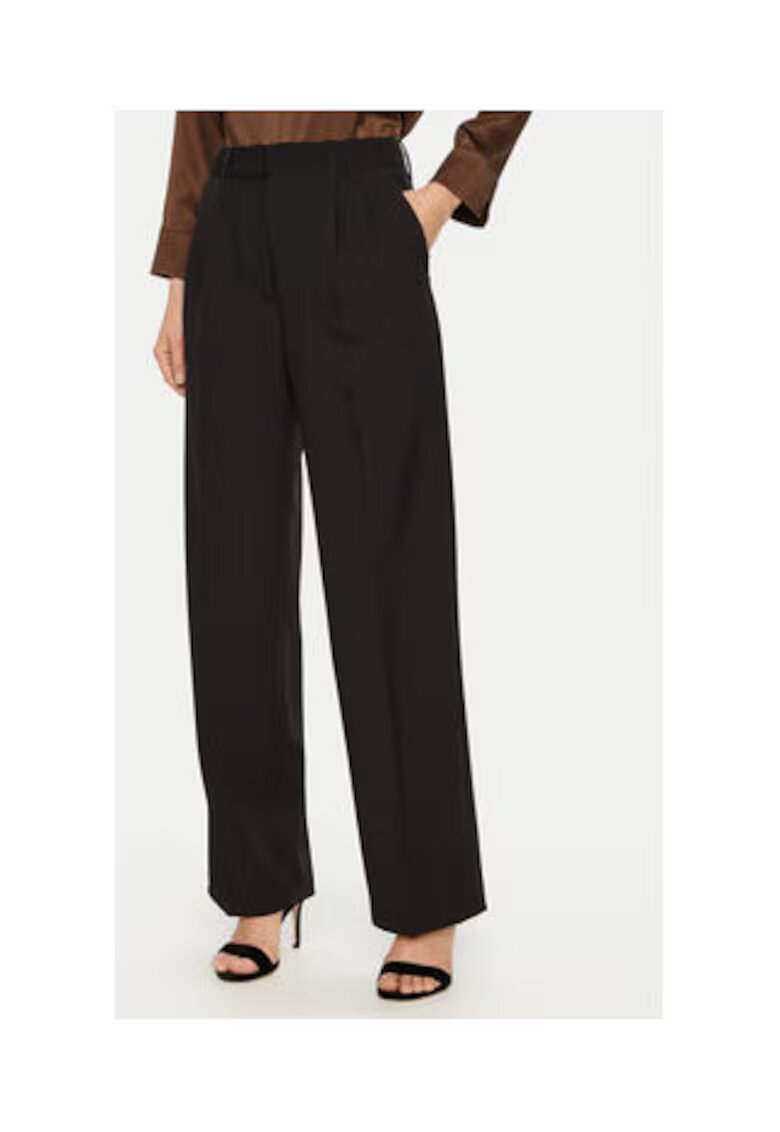GUESS Pantaloni drepti cu pliuri frontale