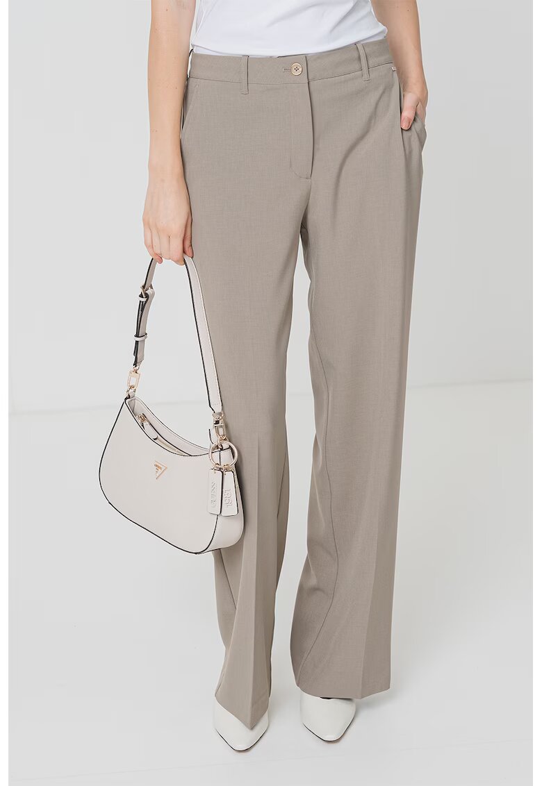GUESS Pantaloni eleganti drepti - Maro taupe deschis