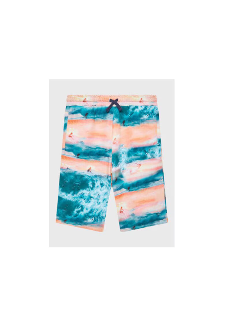 GUESS Pantaloni printati din bumbac