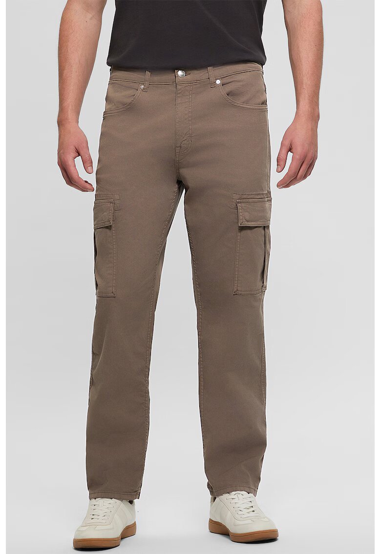 GUESS Pantaloni regular fit - Maro deschis