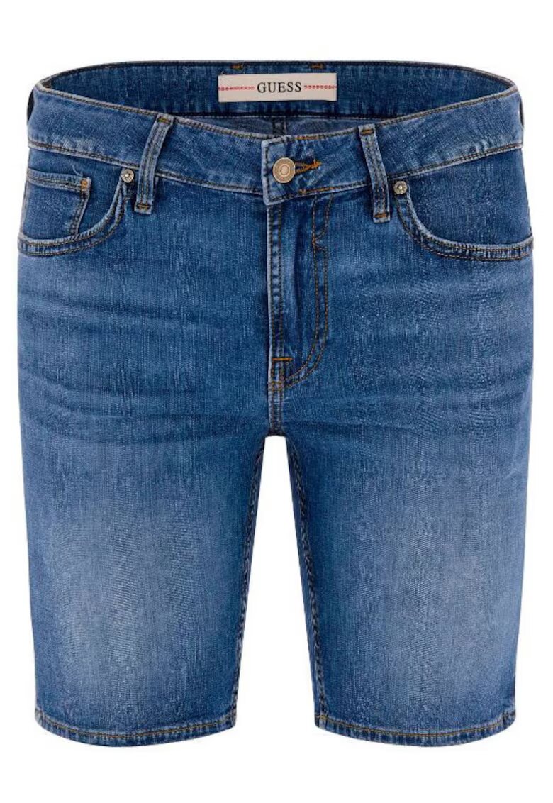 GUESS Pantaloni scurti barbati - Bumbac - Albastru1