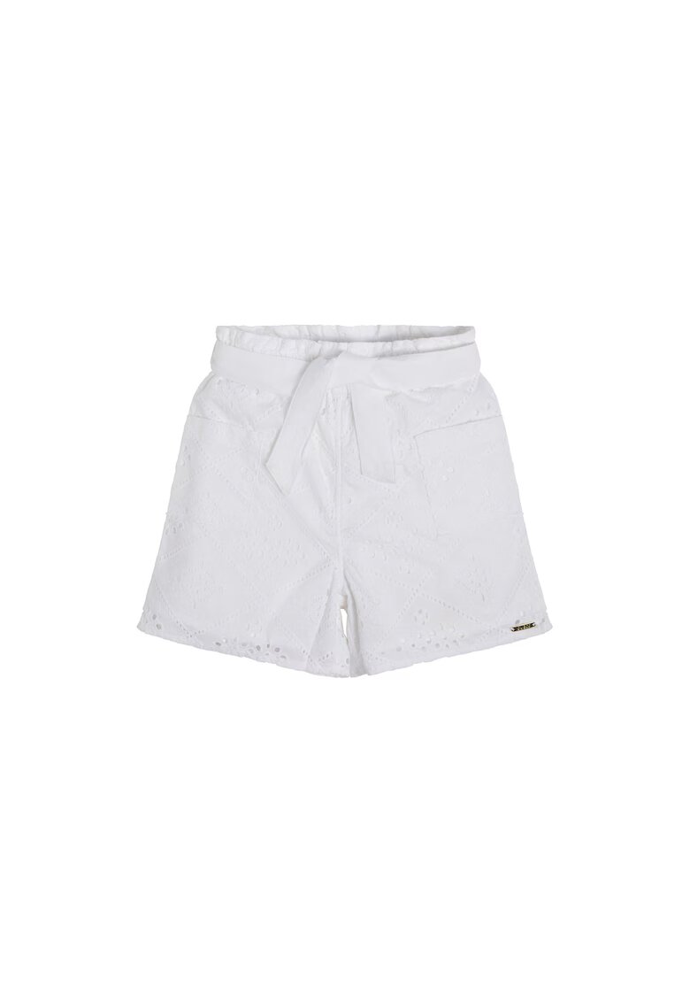 GUESS Pantaloni scurti copii - Bumbac - Alb - Alb