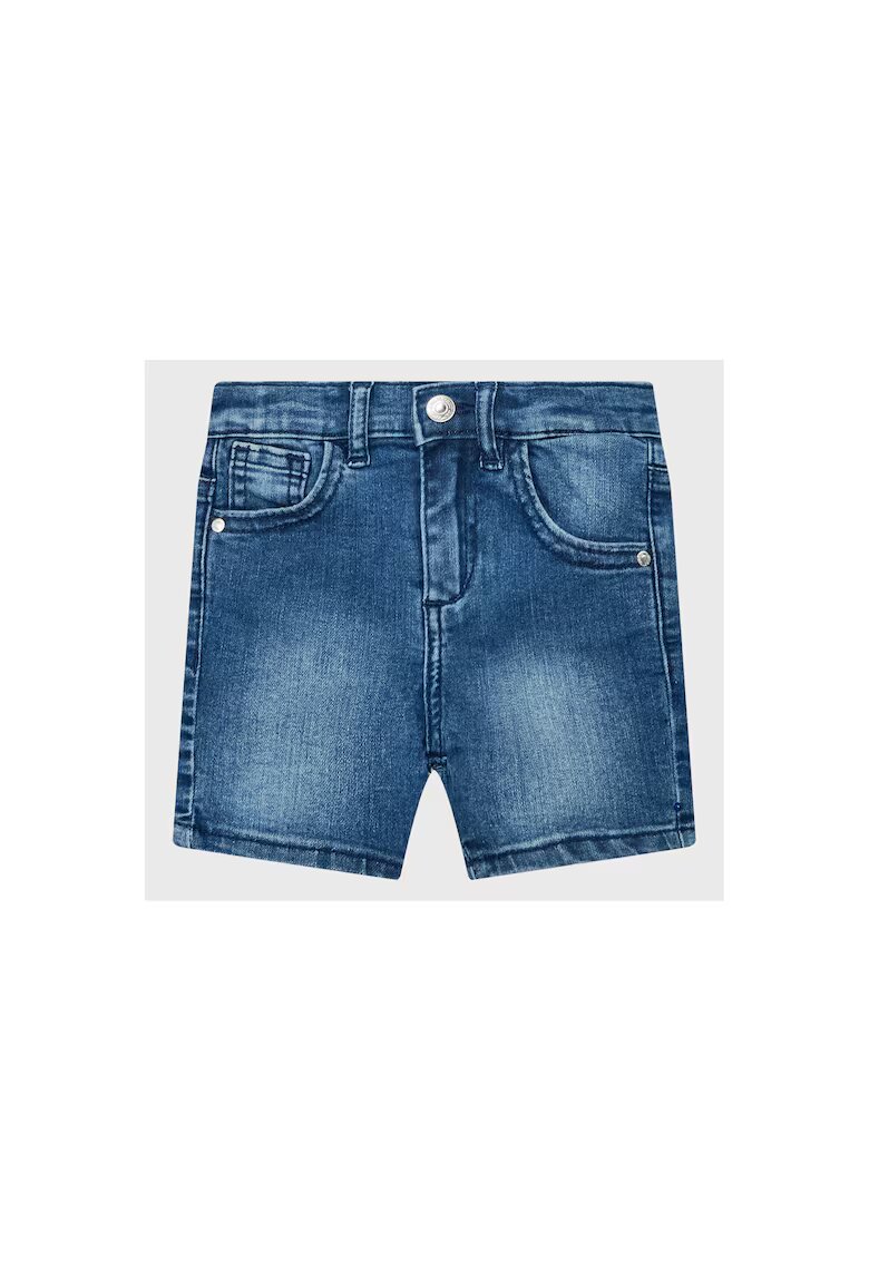 GUESS Pantaloni scurti copii - Bumbac organic - Albastru