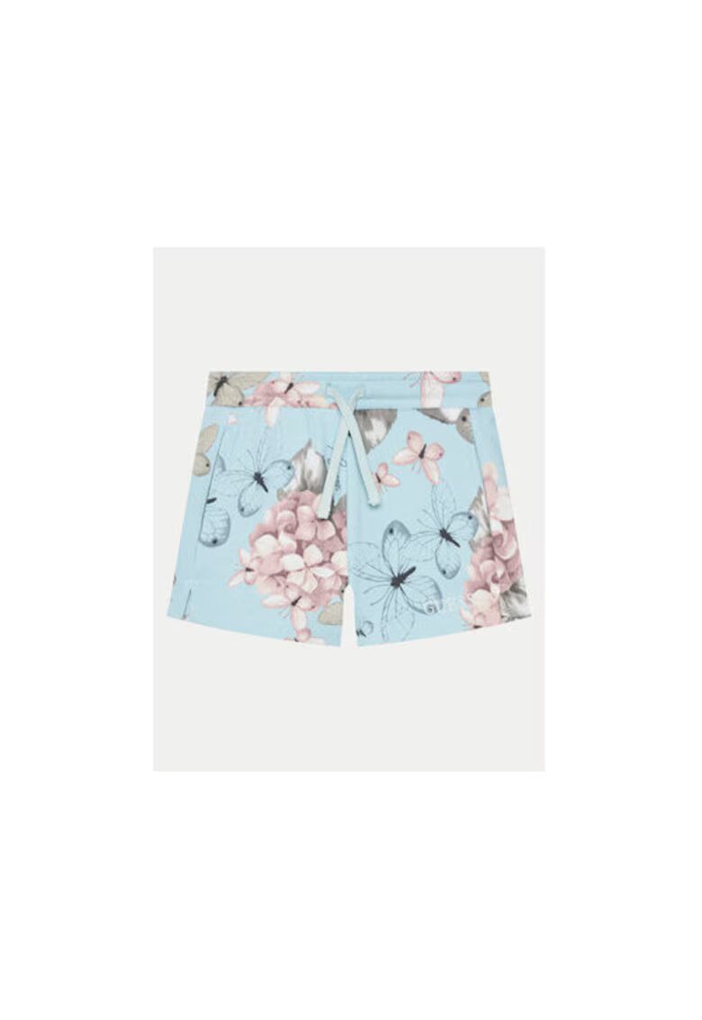 GUESS Pantaloni scurti cu imprimeu floral