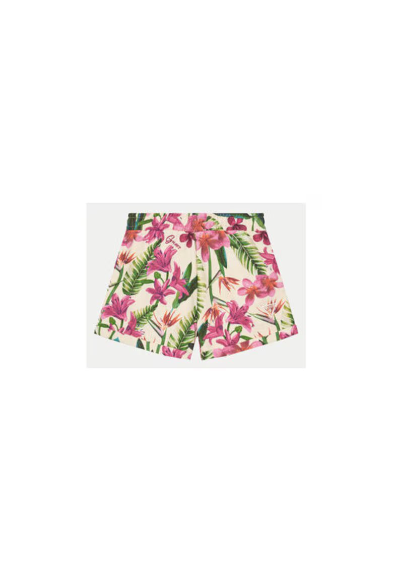 GUESS Pantaloni scurti cu model floral