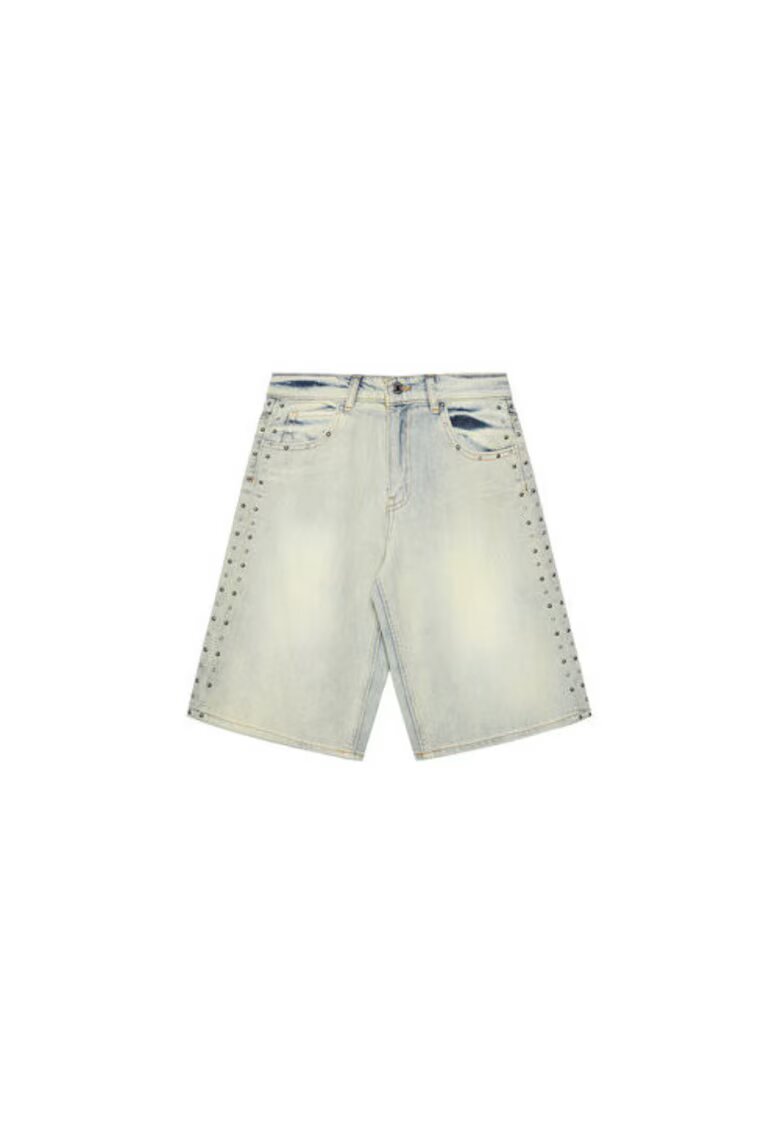 GUESS Pantaloni scurti din denim cu aspect uzat