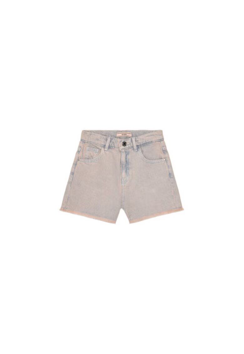 GUESS Pantaloni scurti din denim cu logo brodat pe buzunar