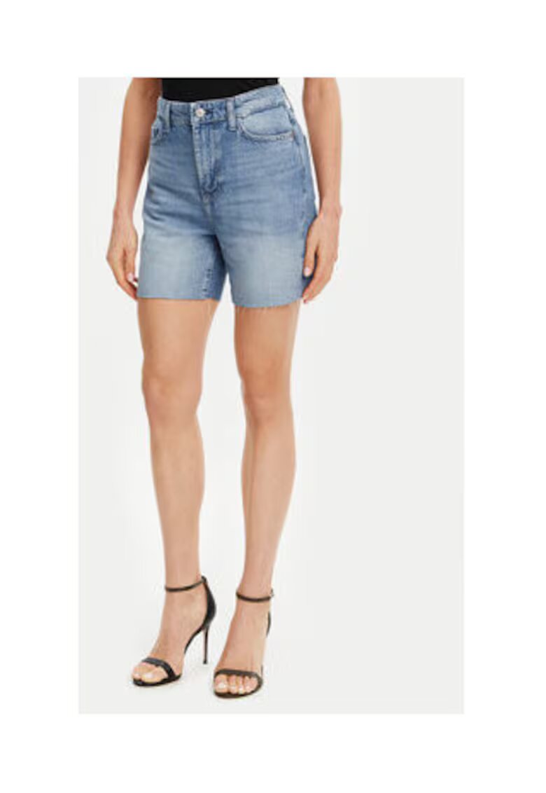 GUESS Pantaloni scurti din denim cu talie inalta 00