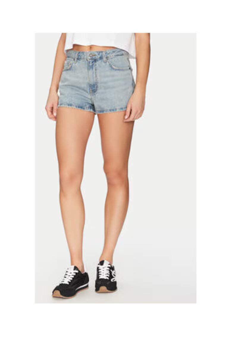 GUESS Pantaloni scurti din denim cu talie inalta