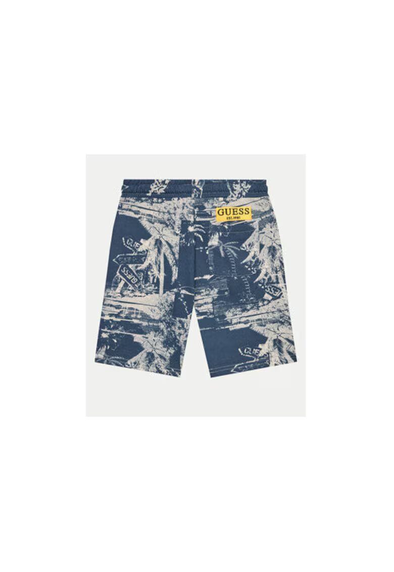 GUESS Pantaloni scurti printati din bumbac.
