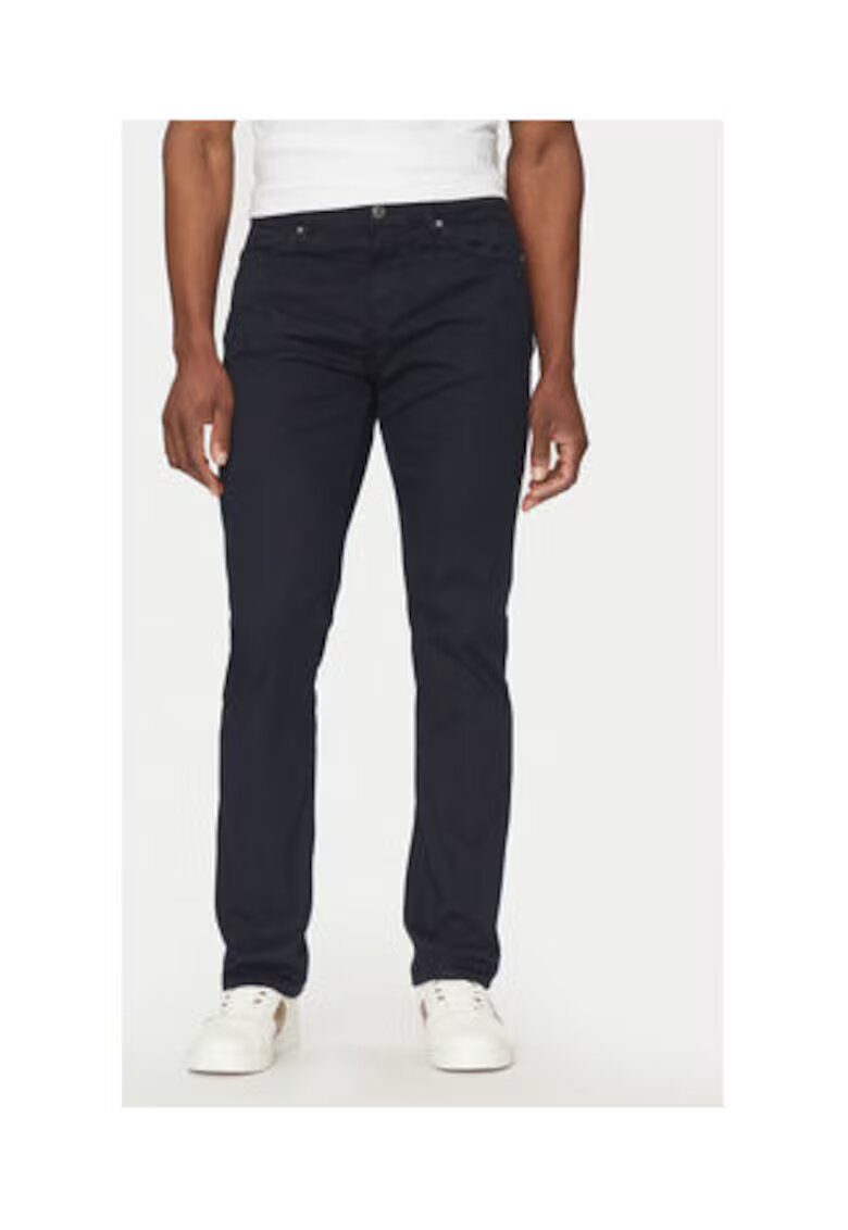 GUESS Pantaloni slim fit din amestec de bumbac