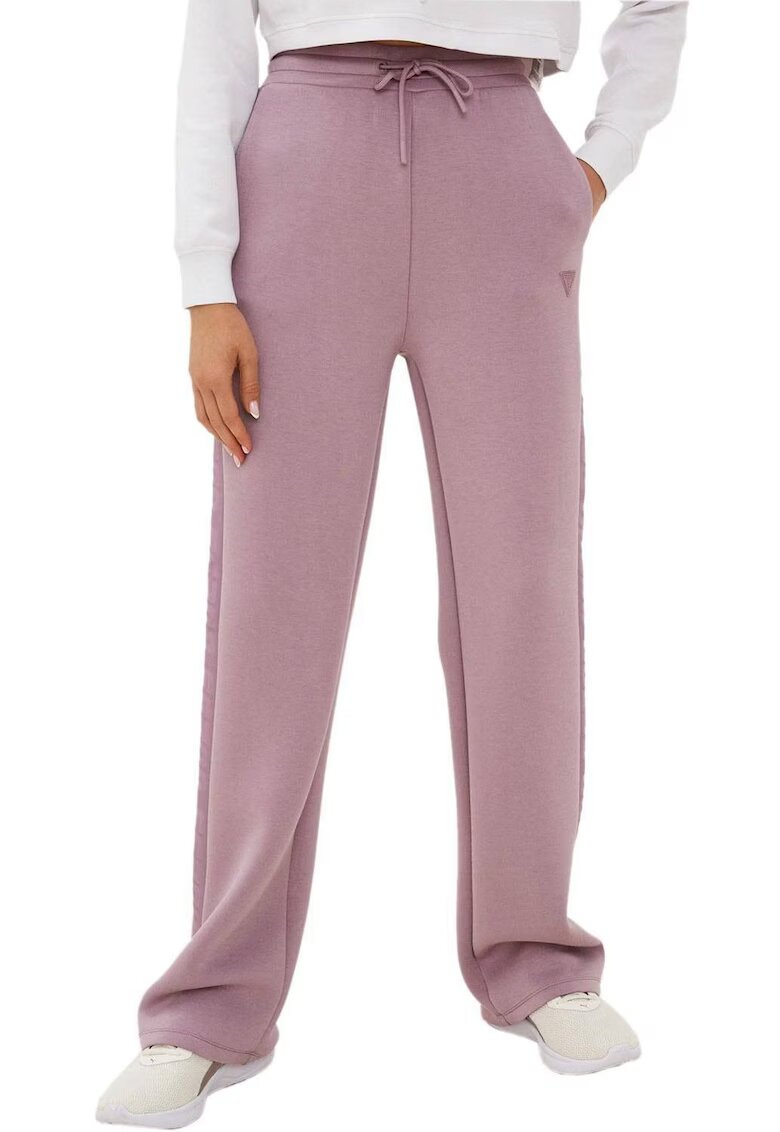 GUESS Pantaloni sport dama - Viscoza/Poliamida - Mov - Mov