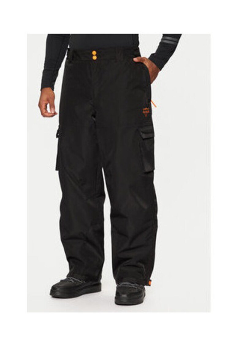 GUESS Pantaloni uni cu buzunare laterale - pentru schi