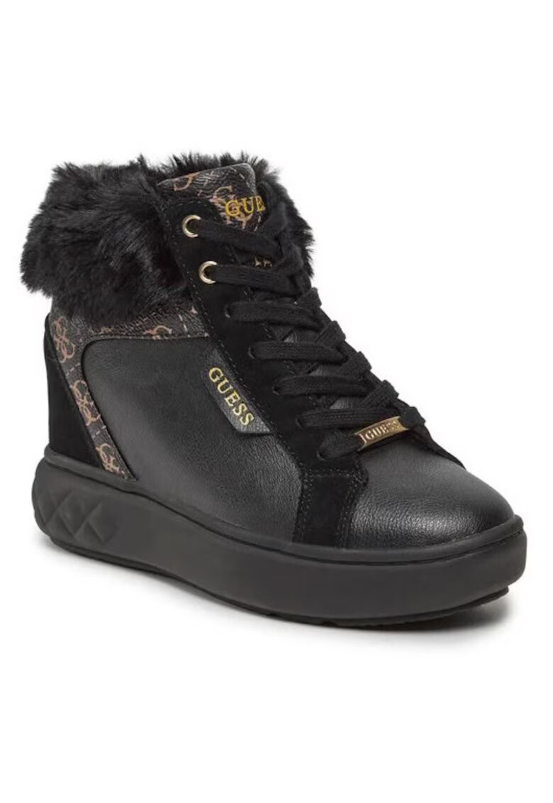 GUESS Pantofi dama Piele ecologica - Negru -