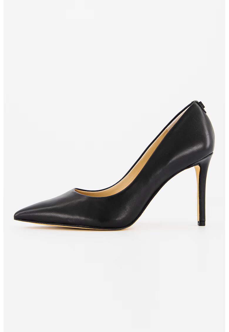 GUESS Pantofi din piele cu toc stiletto - Negru