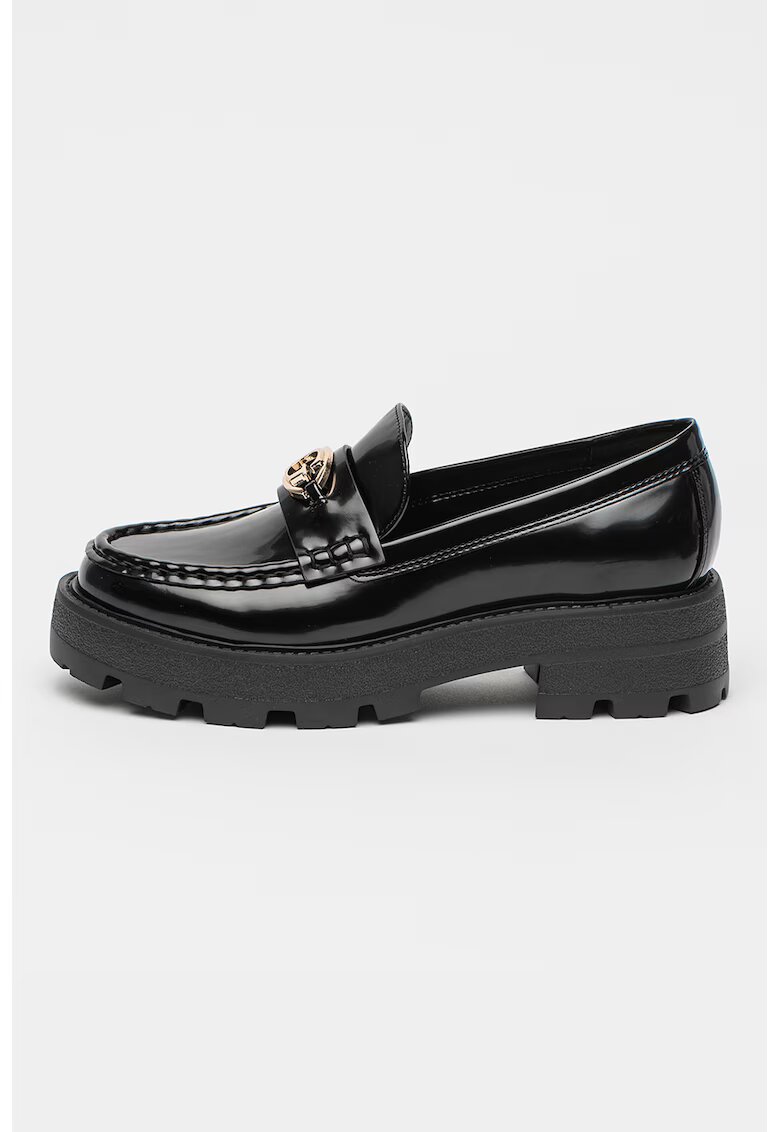 GUESS Pantofi loafer cu logo - Negru