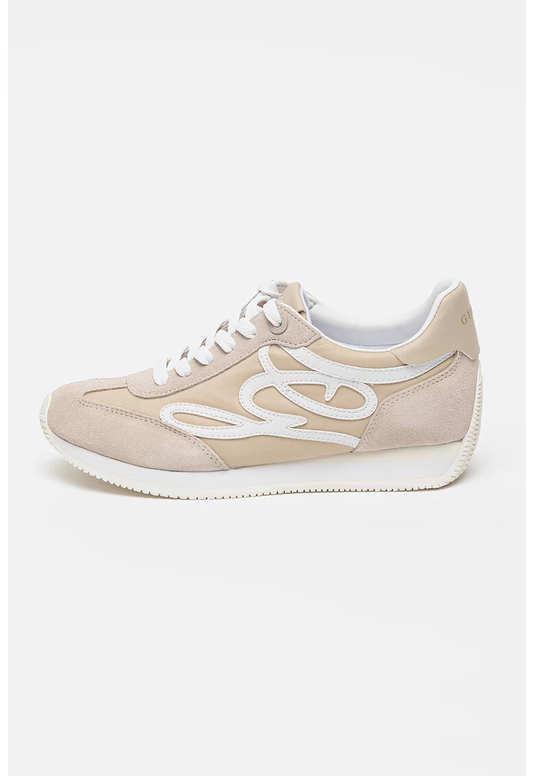 GUESS Pantofi sport cu logo - Bej